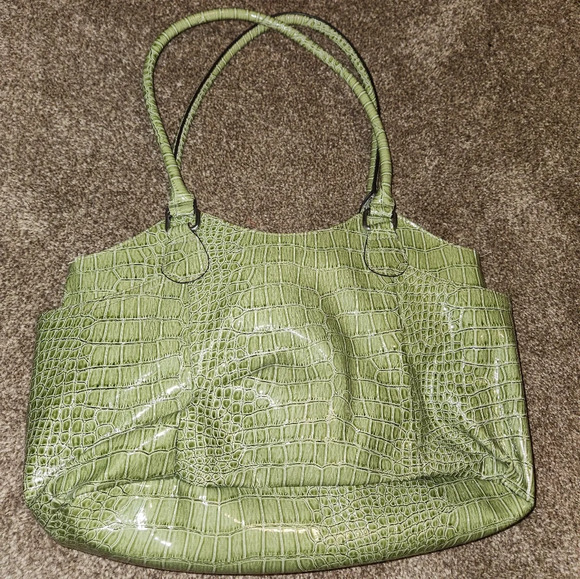 ๐3/$10 Green Faux Leather Pretty Shoulder Bag - Picture 9 of 9